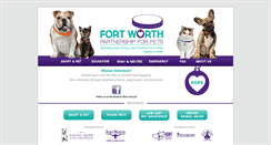 Desktop Screenshot of fortworthpetproject.com